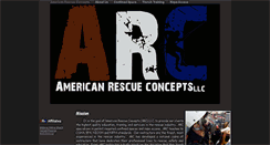 Desktop Screenshot of americanrescueconcepts.com